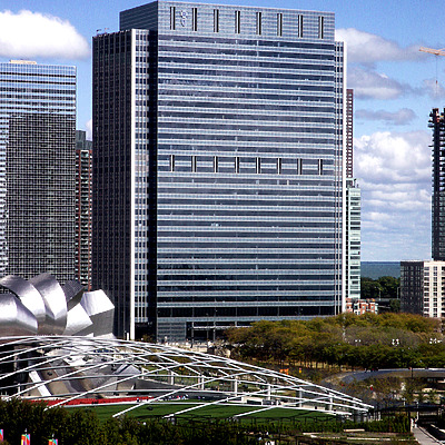 Blue Cross-Blue Shield Tower by Daniel Kieckhefer