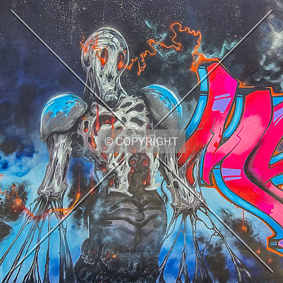 Saint Louis City Flood Wall (South Wall) by Ryan Hildebrand