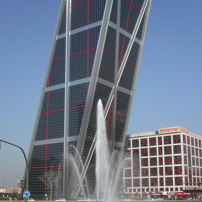 Puerta de Europa I by Cesar Serrano