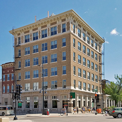 MidWestOne Bank Building by Ryan Hildebrand