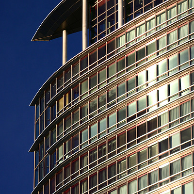 No.1 West India Quay by Tristram Compton