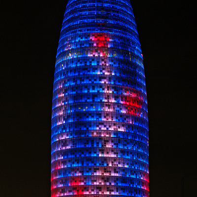 Torre Agbar by Cesar Serrano