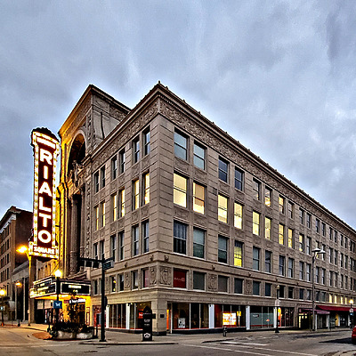 Rialto Square Theatre by Ryan Hildebrand