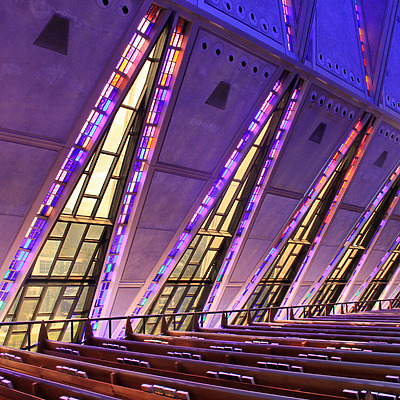 United States Air Force Academy Cadet Chapel by Daniel Kieckhefer