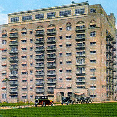 Bayshore Royal by Curteich/ Asheville Post Card Co.