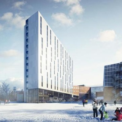 Pingvinhotellet UNN Tromsø by BC Arkitektur