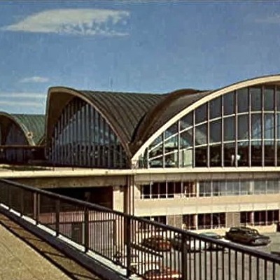 Saint Louis Lambert International Airport Terminal 1 by St. Louis Color Postcard Co.