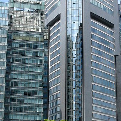 Shiodome Media Tower by Kevin Hemphill