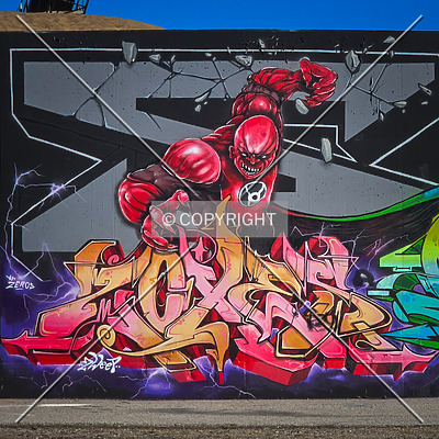 Saint Louis City Flood Wall (South Wall) by Ryan Hildebrand