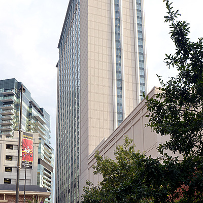 Baltimore Marriott Waterfront Hotel by John W. Cahill