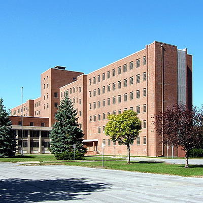 Mohawk Valley Psychiatric Center - Medical Surgical Building, North Tower by John Cahill