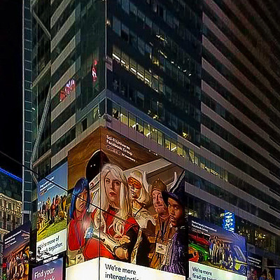 Times Square Tower by Randy Duncan