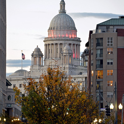 Rhode Island State House by John W. Cahill