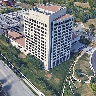 Federal Reserve Bank Building by Google Earth