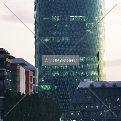 Westhafen Tower by Nephilim