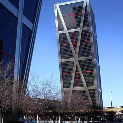 Puerta de Europa I by Cesar Serrano