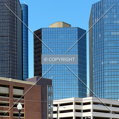 Renaissance Center 500 Tower by Nate Lindsey