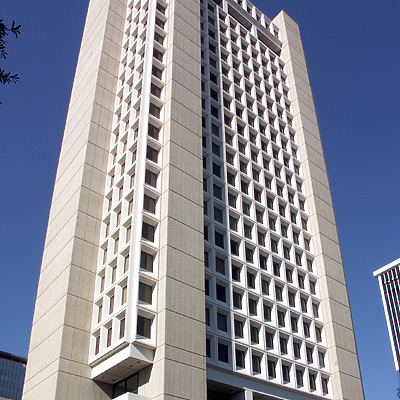 Bank of America Plaza by Marshall Gerometta