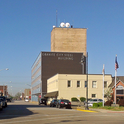 Granite City Steel Building by Ryan Hildebrand