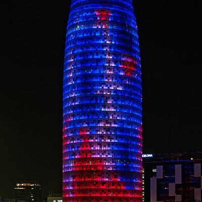 Torre Agbar by Cesar Serrano
