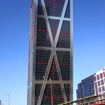 Puerta de Europa I by Cesar Serrano