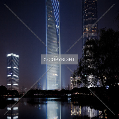Shanghai World Financial Center by Rogan Coles