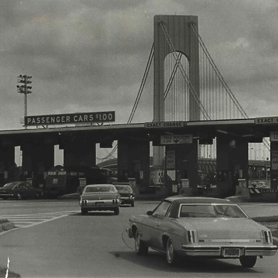 Verrazano-Narrows Bridge by Staten Island Advance/ Irving Silvertsein