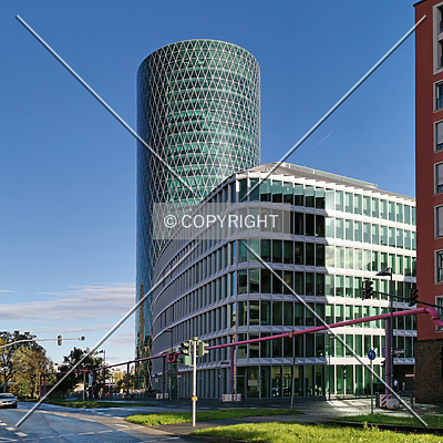 Westhafen Tower by Nephilim