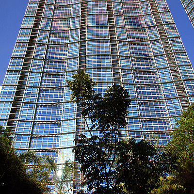 Pacific Plaza Tower 1 by Daniel Kieckhefer