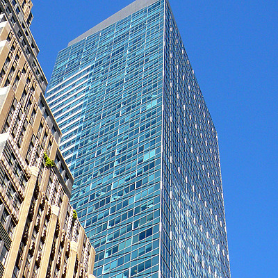 Times Square Tower by Nate Lindsey