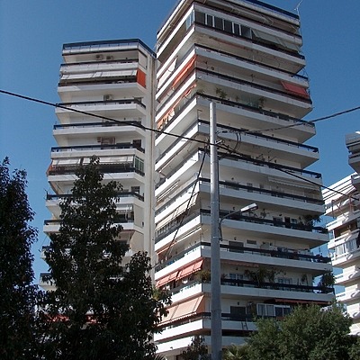Tower in Nea Ionia by Gregory Maloukos