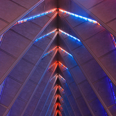 United States Air Force Academy Cadet Chapel by Daniel Kieckhefer