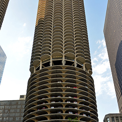 Marina City I by John W. Cahill