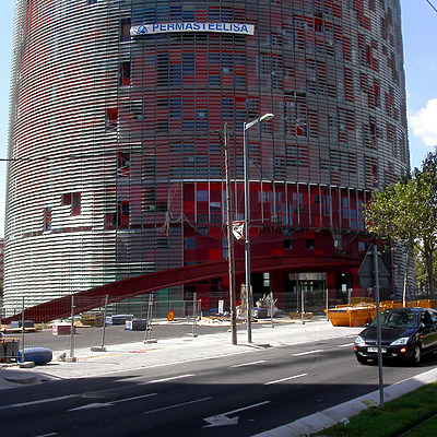 Torre Agbar by Cesar Serrano