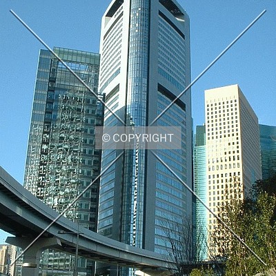 Shiodome Media Tower by Andrew Stewart