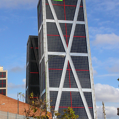 Puerta de Europa I by Cesar Serrano