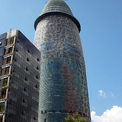 Torre Agbar by Cesar Serrano