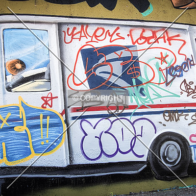 Saint Louis City Flood Wall (South Wall) by Ryan Hildebrand