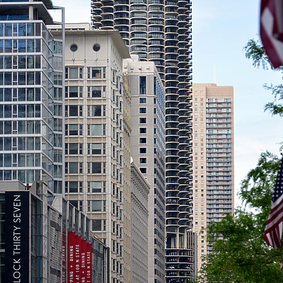 Marina City I by John W. Cahill