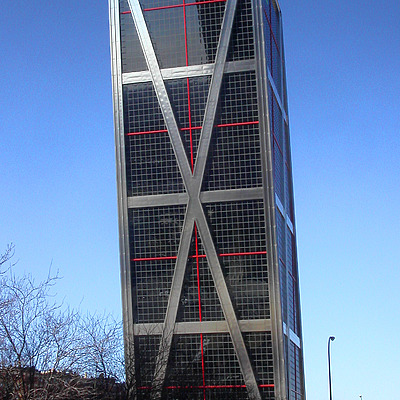 Puerta de Europa I by Cesar Serrano