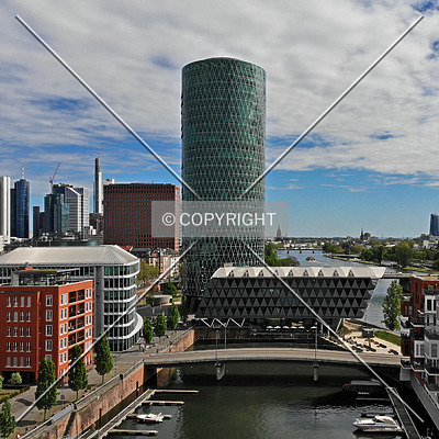 Westhafen Tower by Nephilim