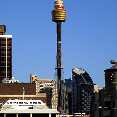 Sydney Tower by Daniel Kieckhefer