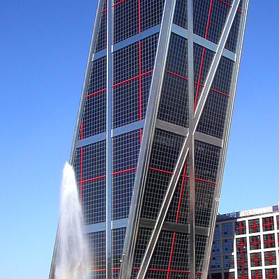 Puerta de Europa I by Cesar Serrano