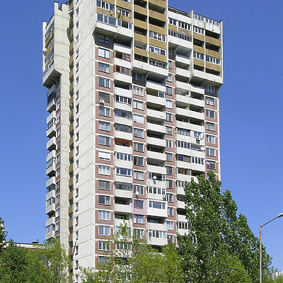 Mladost 1, Block 1V by Kaloian
