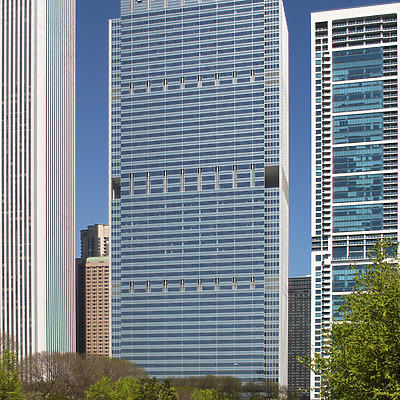 Blue Cross-Blue Shield Tower by Daniel Kieckhefer