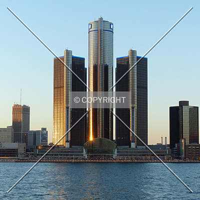 Detroit Marriott at the Renaissance Center by Nate Lindsey