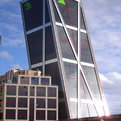 Puerta de Europa I by Cesar Serrano