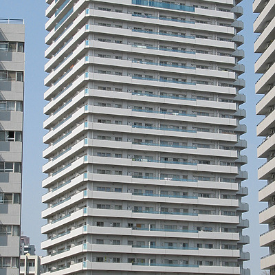 Park Side Tower Cosmos Kawaguchi Station Front by Kevin Hemphill