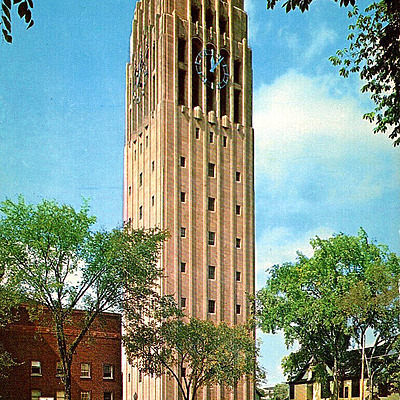 Burton Memorial Tower by Hiawatha Card Co./ Larry Witt