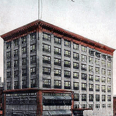 Chase Bank Building by Ill. Post Card Co.